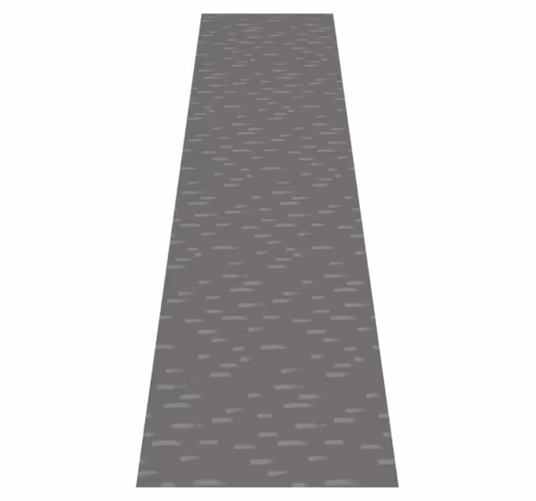 Vinyltæppe til gangen i minimalistiske grå betonstriber - TenStickers