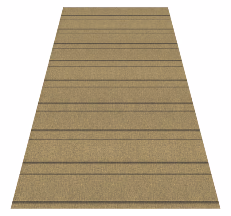 Vinyl tæppe beige med beige striber - TenStickers