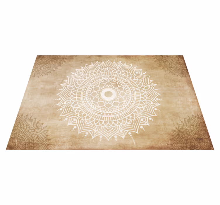 Vinyl tæppe beige gammel papir tekstur - TenStickers