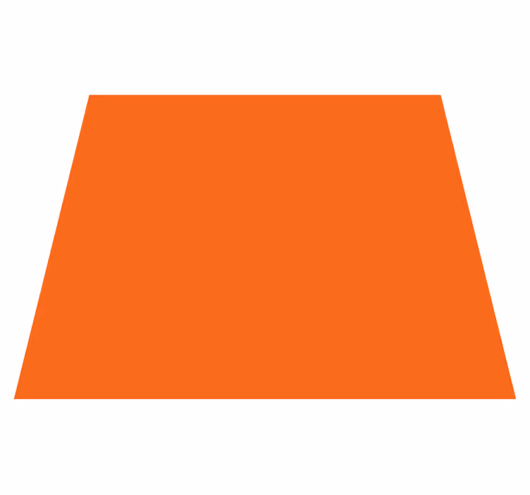 Citrus orange orange vinyl tæppe - TenStickers