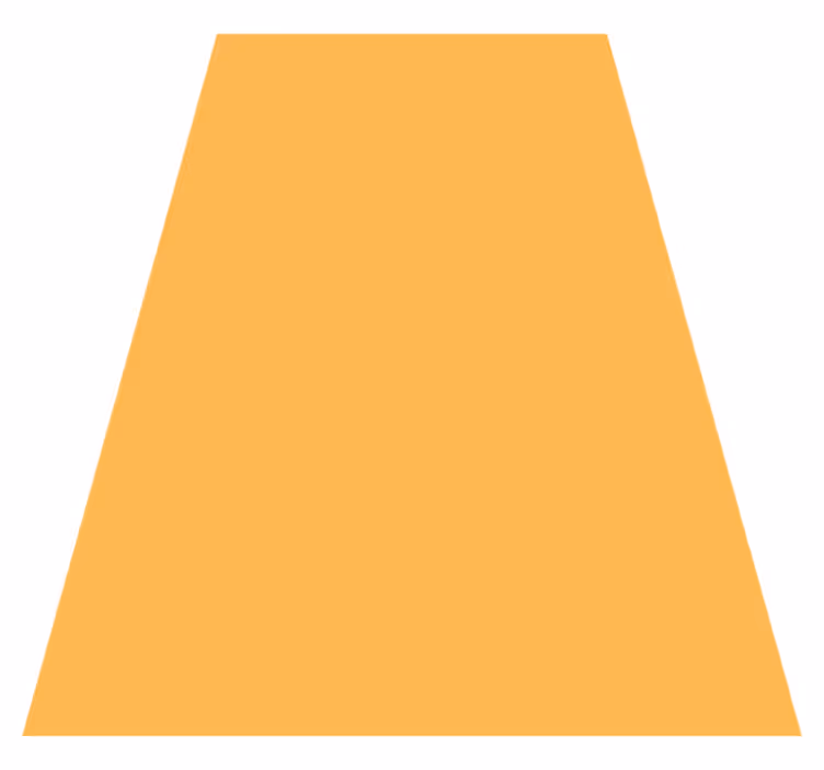 Orange vinyl tæppe i bananfarver - TenStickers