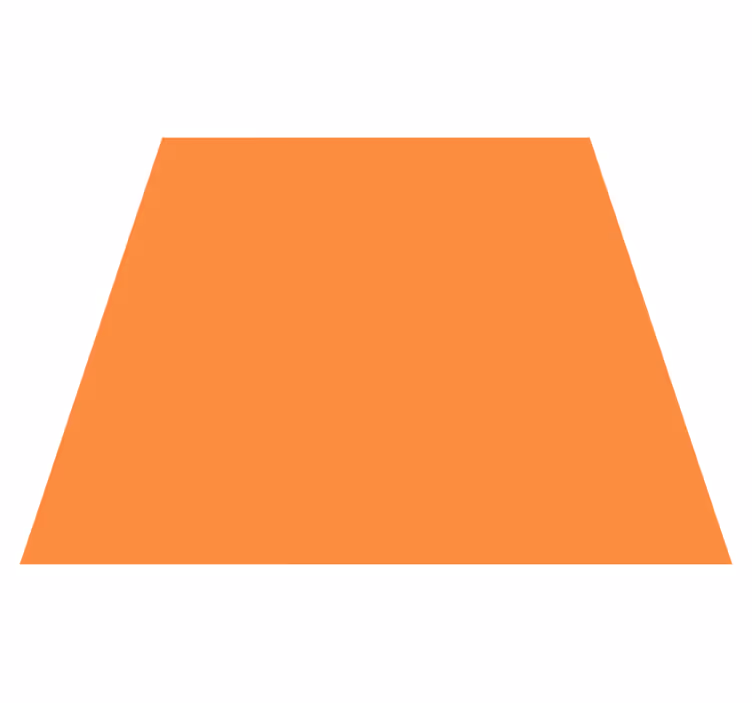 Orange monocolor orange vinyl tæppe - TenStickers
