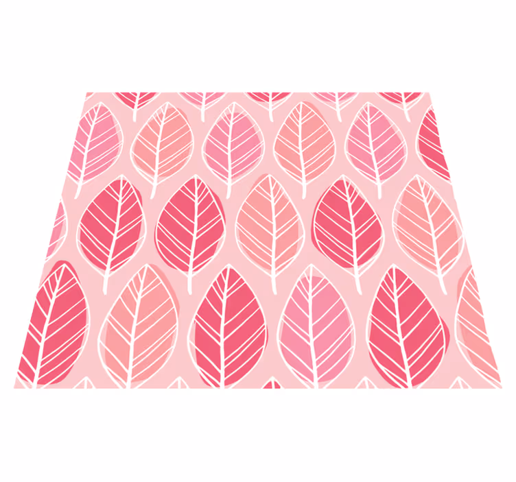 Lyserødt vinyl tæppe pink birkenwald - TenStickers