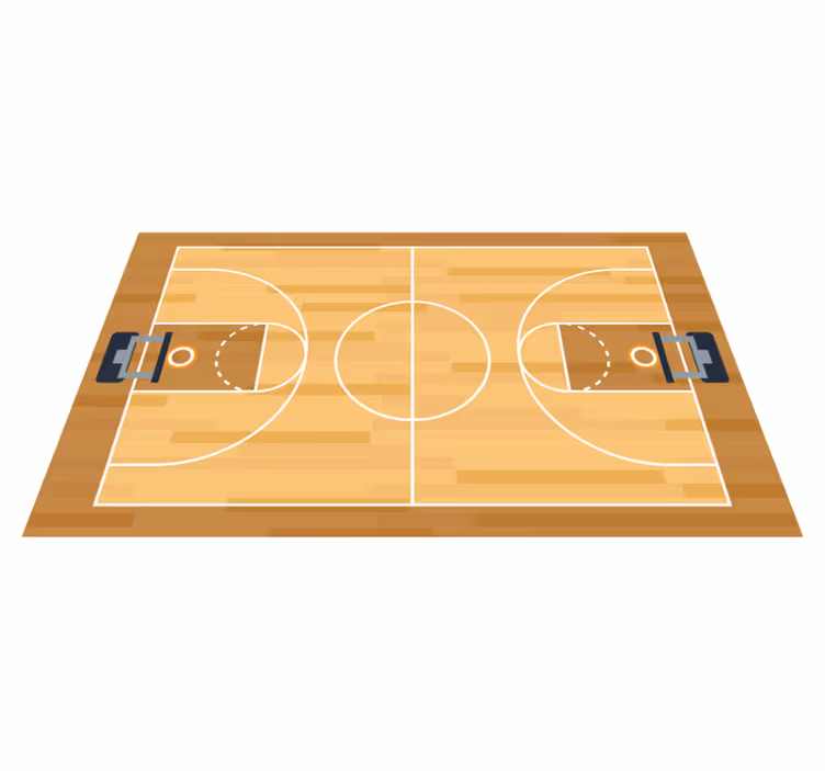 Vinyl tæppe til basketball teenagere - TenStickers