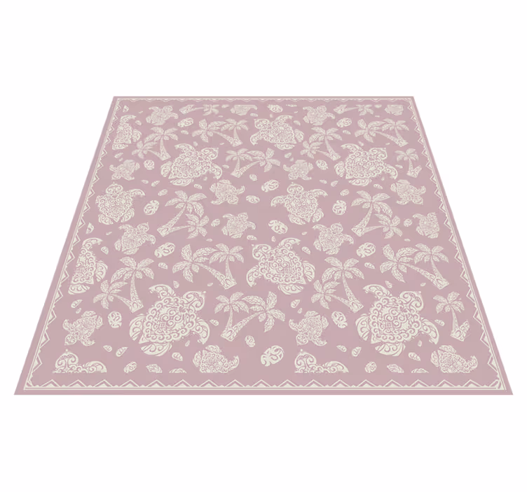 Paisley mandala mandala vinyl tæppe - TenStickers