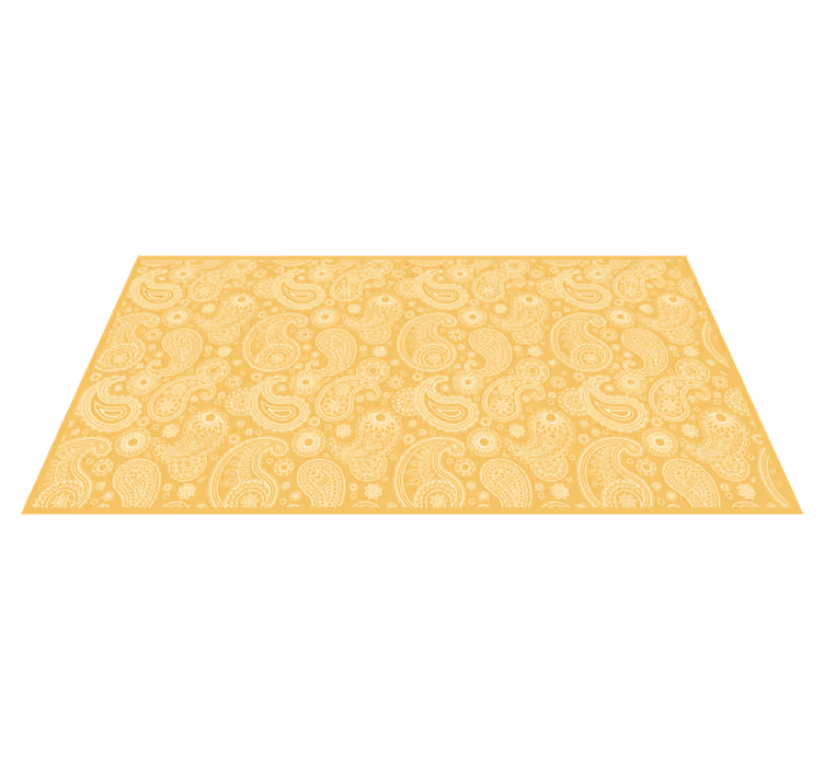 Arabisk paisley entré vinyl tæppe - TenStickers