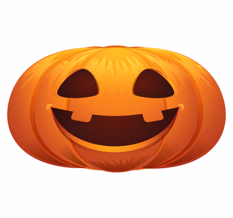 Græskar til halloween tæppe - TenStickers