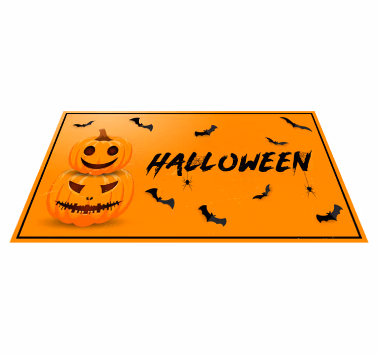 Halloween græskar bat halloween tæpper - TenStickers