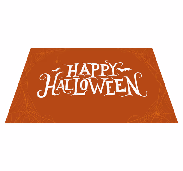 Glædelig halloween vinyltæppe - TenStickers