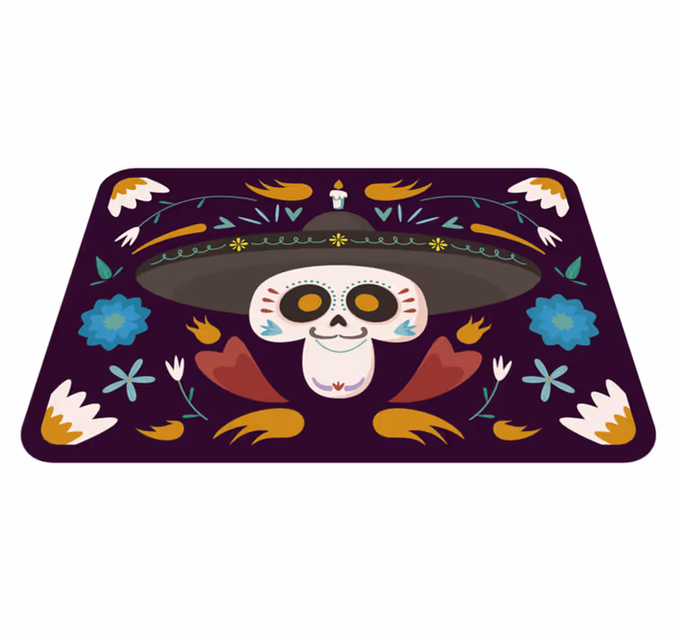 Halloween tæpper i mexicansk stil - TenStickers