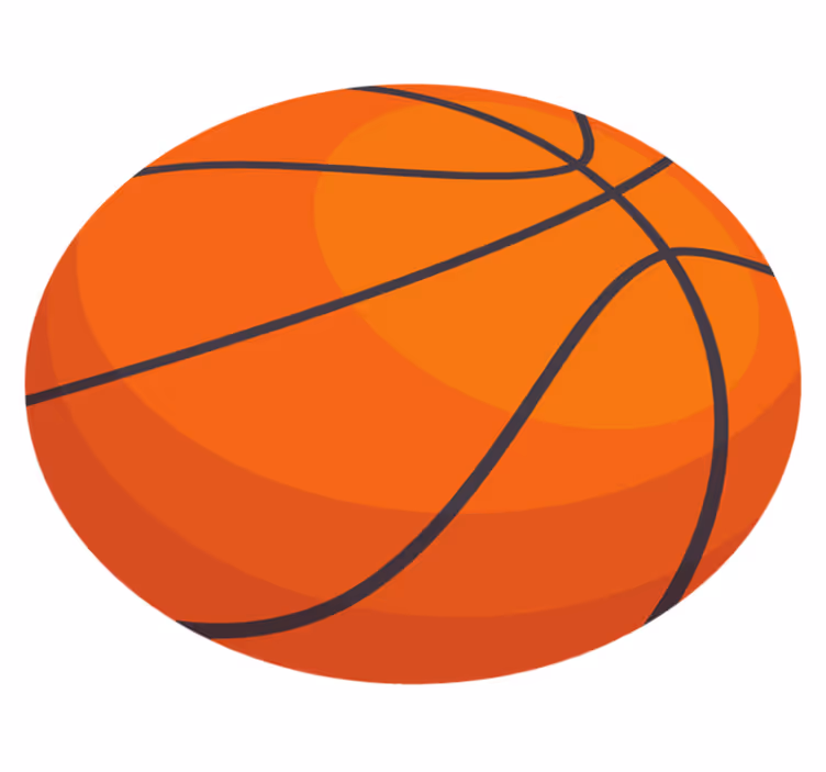 Basketball teen vinyl tæppe - TenStickers