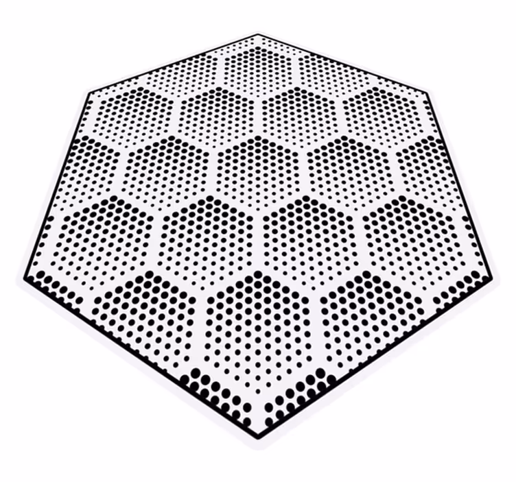 Prikfigurer geometriske tæpper - TenStickers