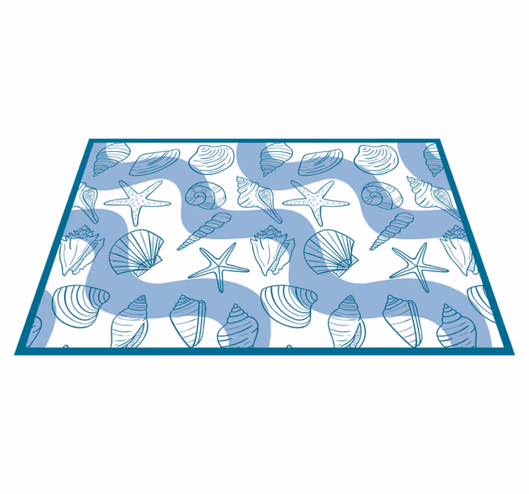 Motiver ved havet vinyltæpper med dyr - TenStickers