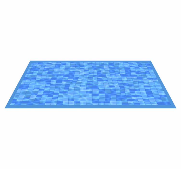 Swimmingpool mosaik gulvfliser - TenStickers