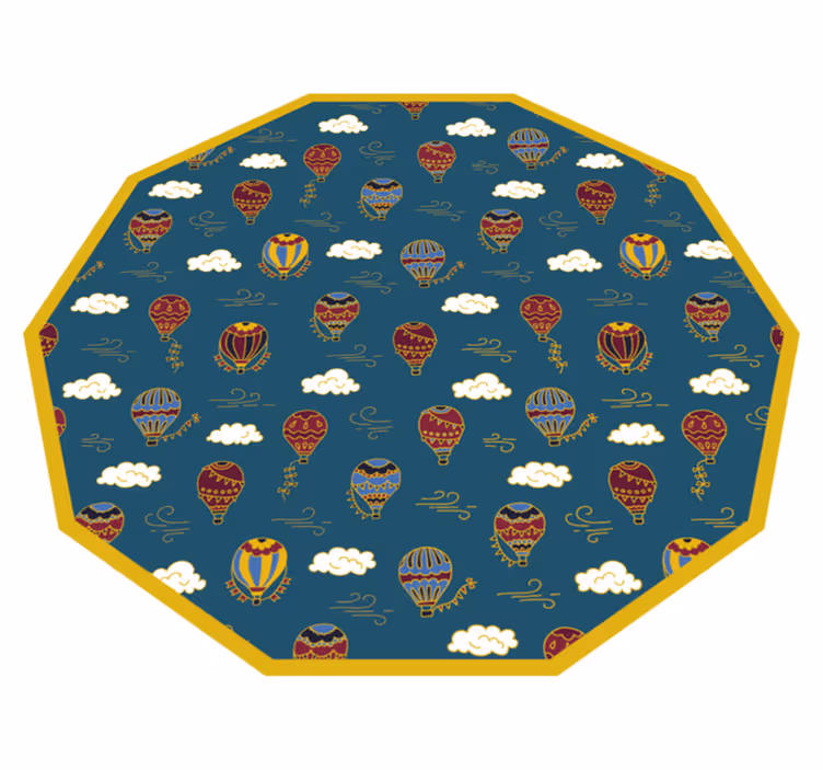 Børn luftballoner børn vinyl tæppe - TenStickers
