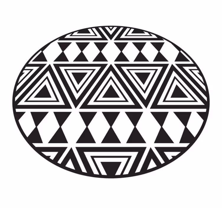 Edgy diamanter moderne vinyltæppe - TenStickers