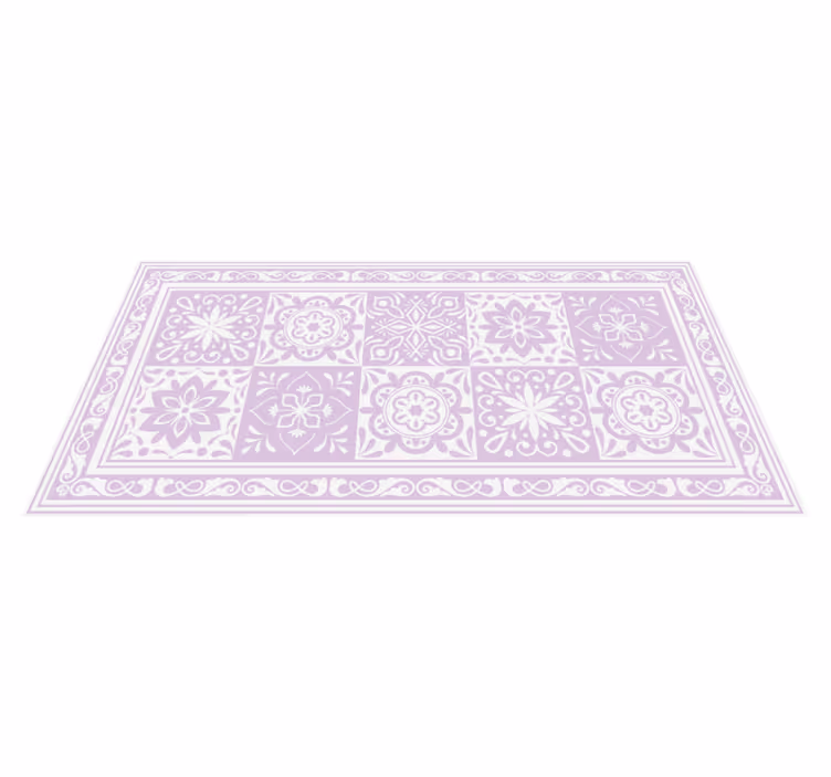 Mandala-elegance vinyl tæppe til badeværelset - TenStickers