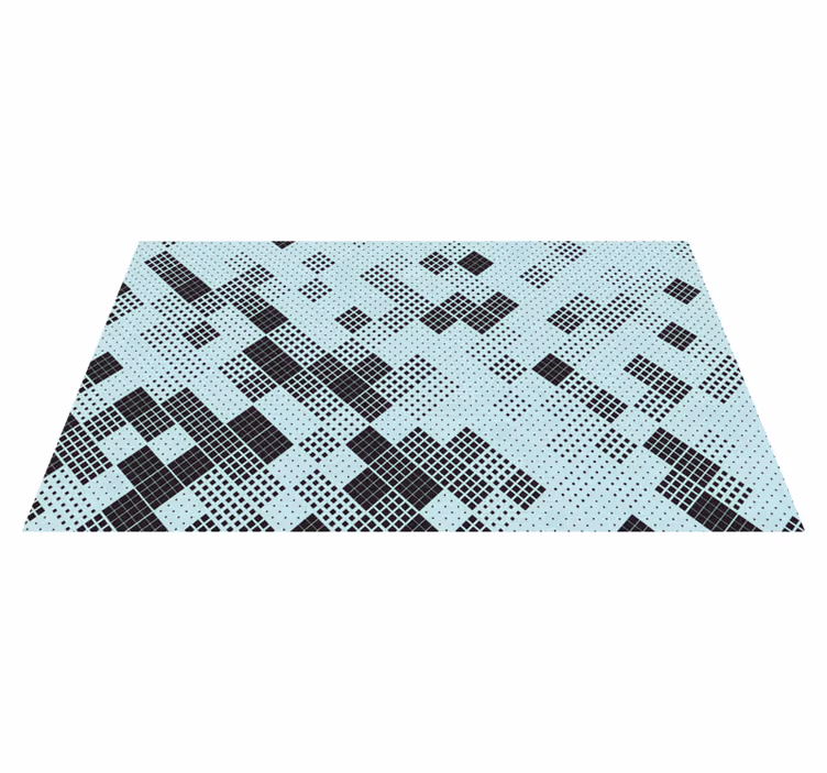 Mosaik mønster mosaik vinyl tæppe - TenStickers