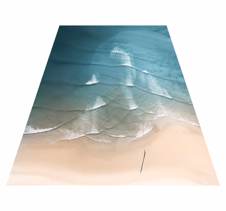 Havstrand natur vinyl tæppe - TenStickers