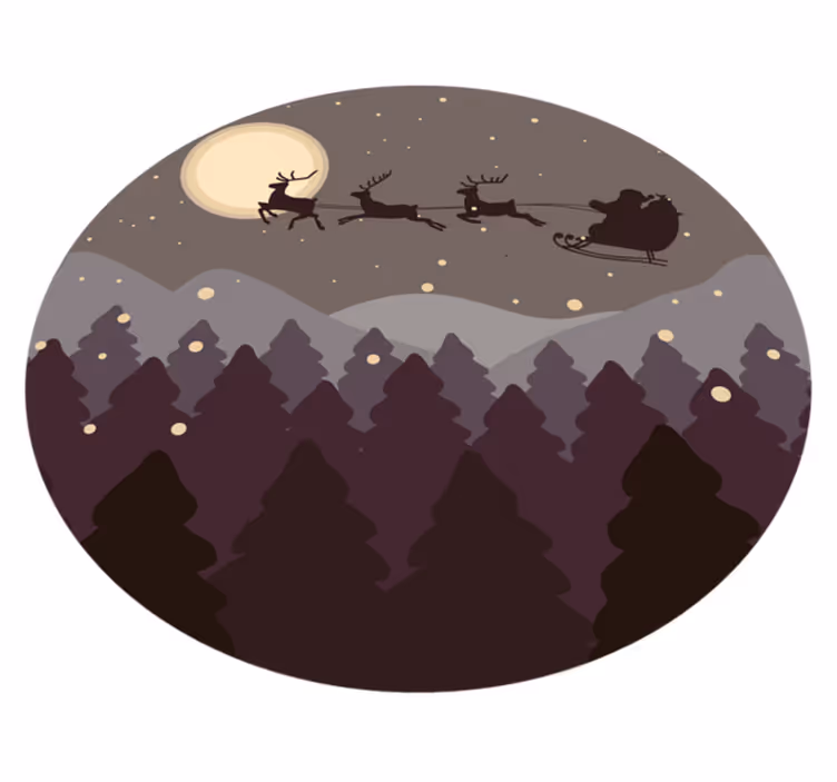 Julemands julemad med julemanden - TenStickers