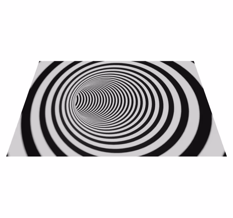 3d tunnel geometriske tæpper - TenStickers