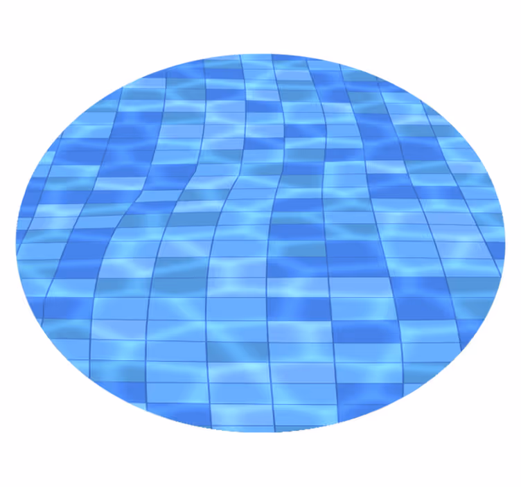 Swimmingpool moderne vinyltæppe - TenStickers