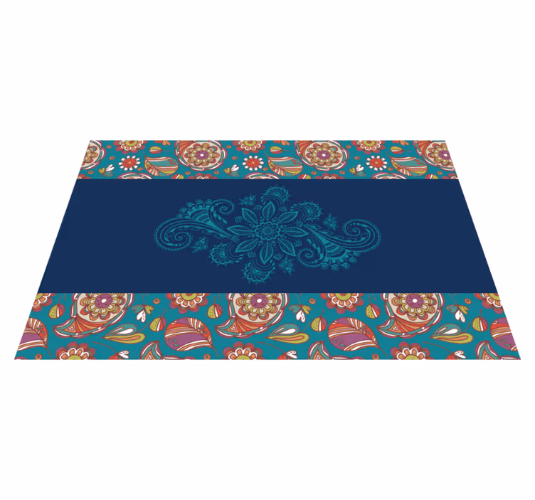 Mandala løber mandala vinyl tæppe - TenStickers