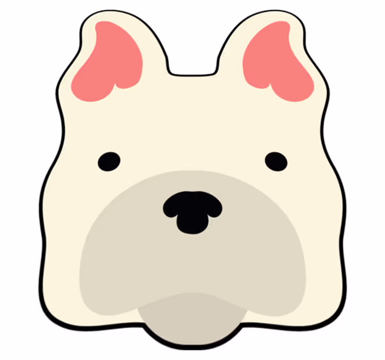 Hundedyrs vinyltæppe - TenStickers