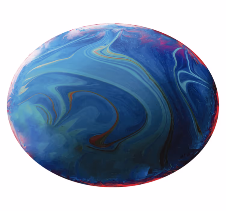 Planet teen værelse vinyl tæppe - TenStickers