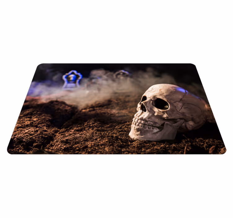 Kranium i tåge halloween tæpper - TenStickers