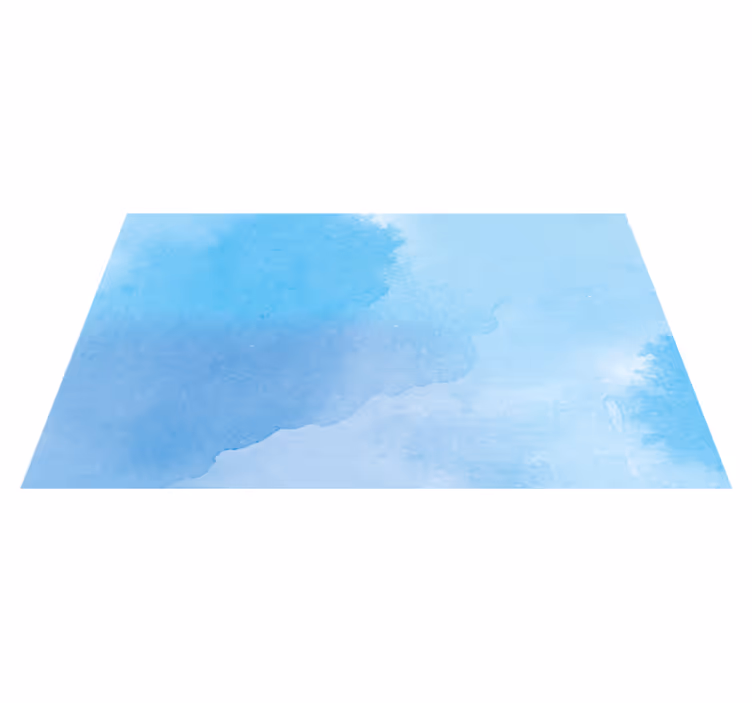 Aqua ombre tekstur vinyl tæppe - TenStickers