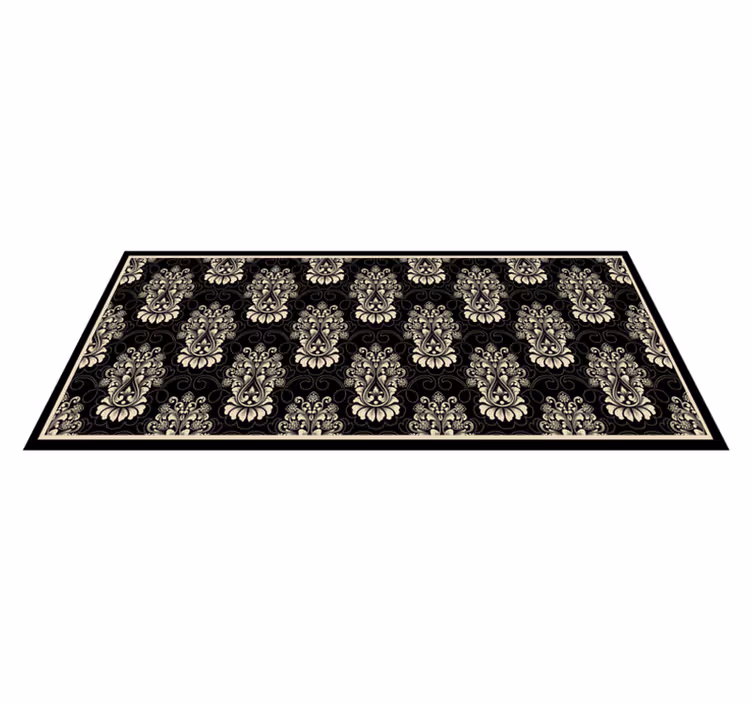 Damask dekorative fliser moderne tæppe - TenStickers