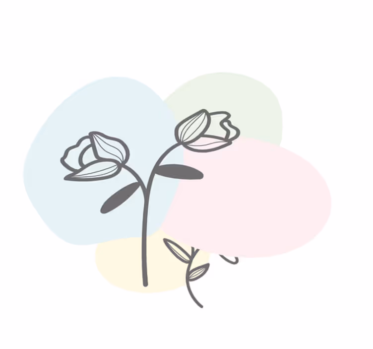 Beija flor moderne vinyltæppe - TenStickers