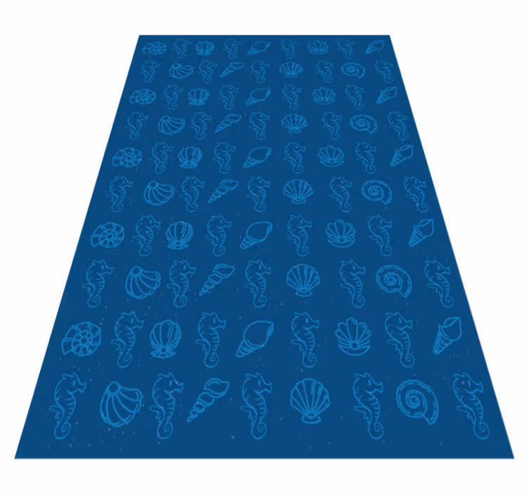 Marine motiver illustration vinyltæpper med dyr - TenStickers