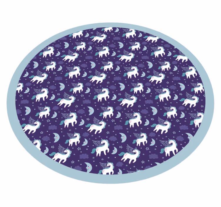 Isbjørnecirkel vinyl tæppe - TenStickers