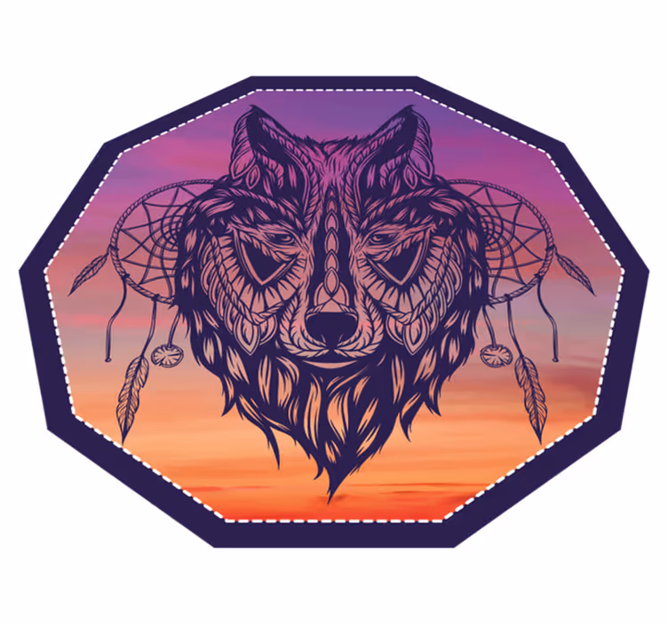 Galakse dreamcatcher soveværelse tæppe - TenStickers