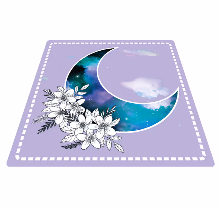 Himmelske blomster Blomster og planter vinyltæppe - TenStickers