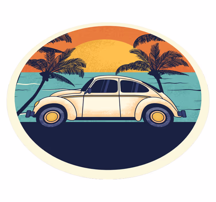 Velkommen til 70's vintage tæppe - TenStickers