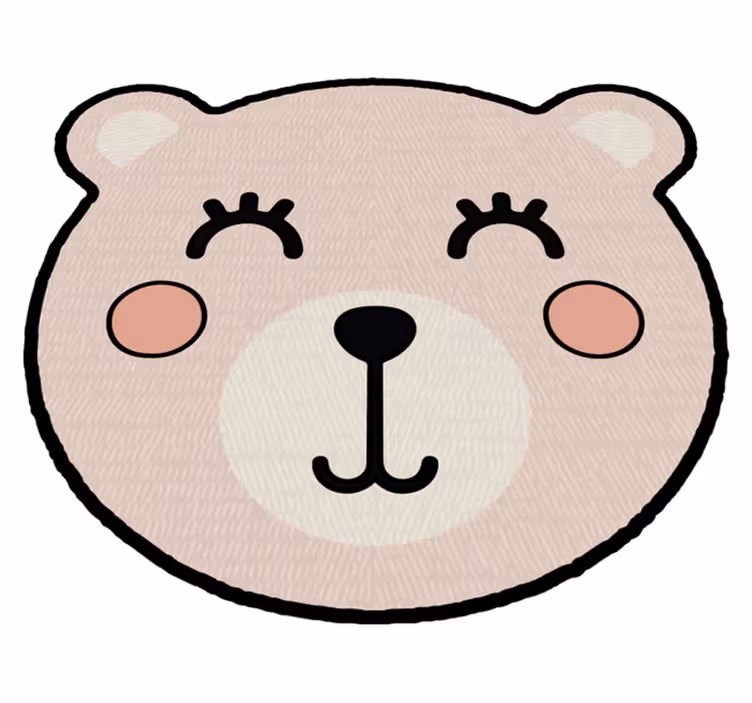 Pige anime bjørn dyretæppe - TenStickers