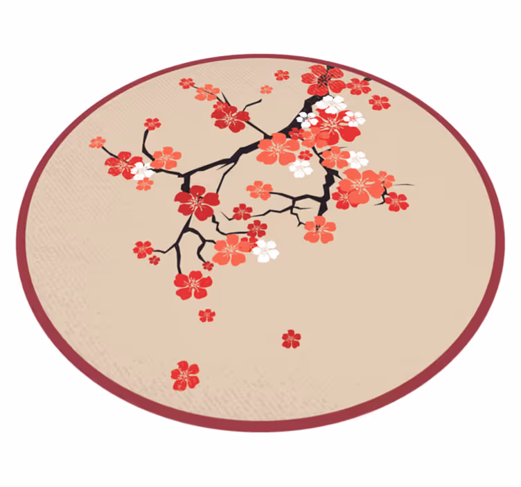 Koreansk natur tæppedesign - TenStickers