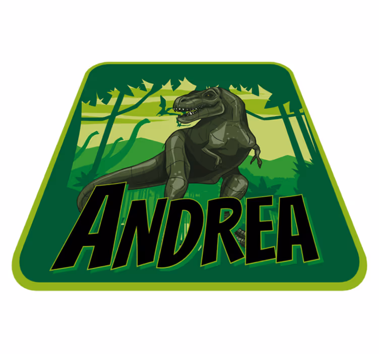 Realistisk dinosaur baggrund personlig mat - TenStickers
