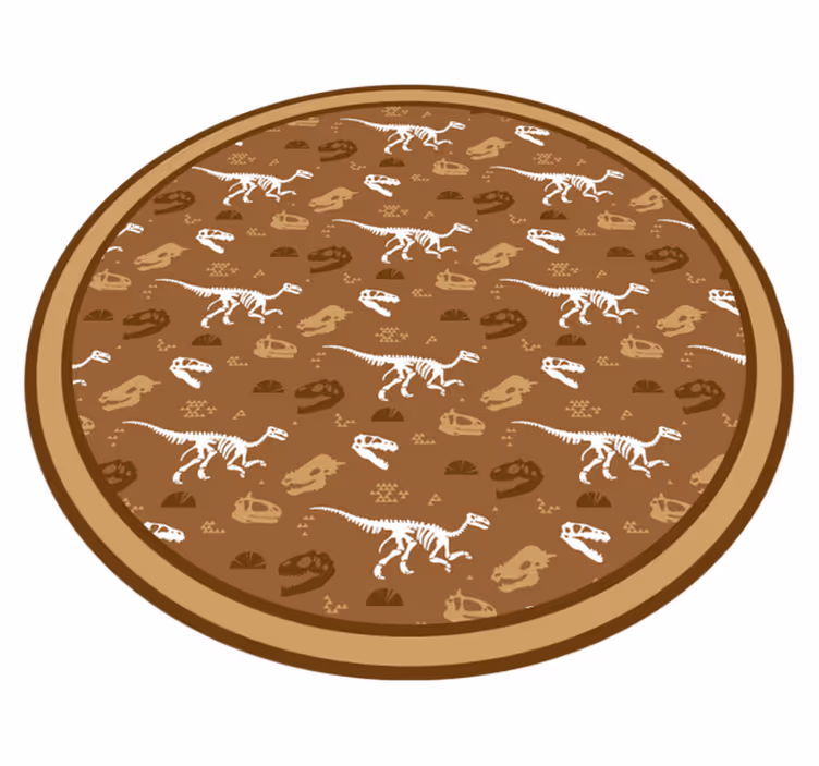 Dinosaurmotiver vinyl tæppe - TenStickers
