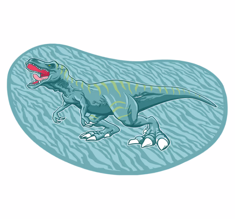 Stribe tyrannosaurus rex dinosaur dyretæppe - TenStickers