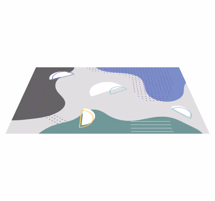 Geometriske moderne mønster gangløbere - TenStickers