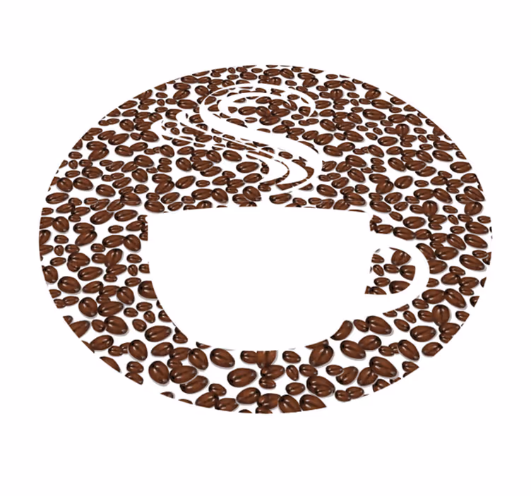 Koffein galakse stjerne vinyl tæppe - TenStickers