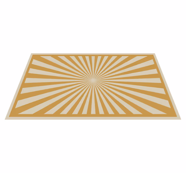 Sunburst tæppe moderne design - TenStickers