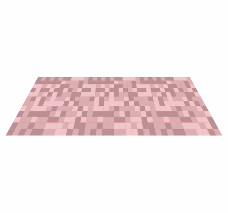 Pixeleret camouflage geometriske vinyl tæppe - TenStickers