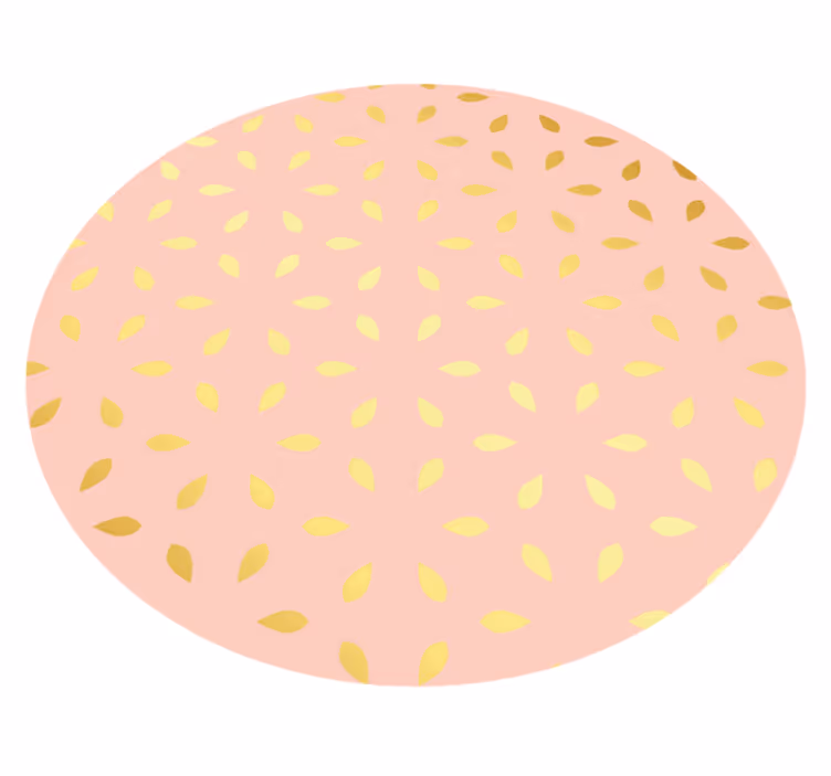 Pastel kronblad mønster Blomster og planter vinyltæppe - TenStickers