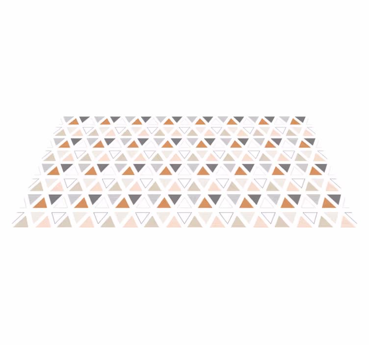 Nordiske trekant geometriske vinyltæpper - TenStickers