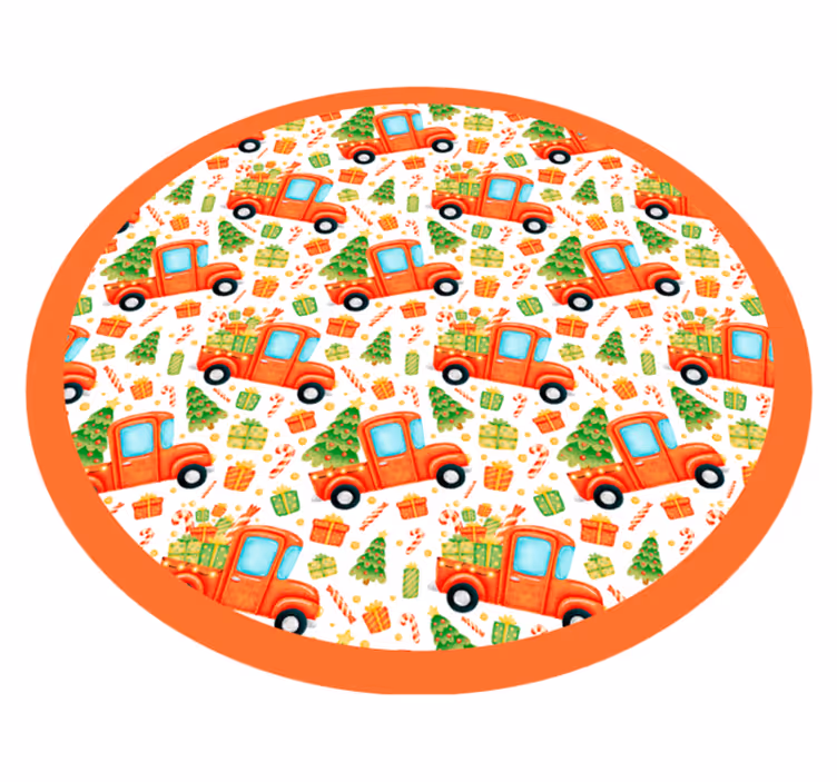 Legende transportcirkel vinyl tæppe - TenStickers